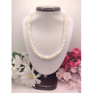 Natural White Freshwater Pearl Necklace